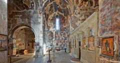 Fresken im Kloster Pitareti aus dem 13. Jahrhundert